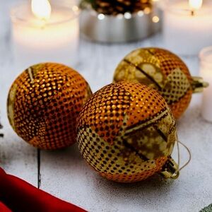 Handmade Kente Fabric Ornaments, African Ornaments, African Decor,